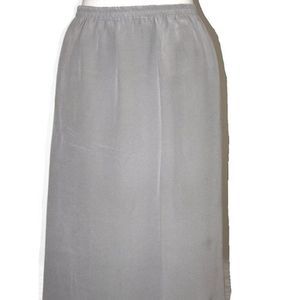 VINTAGE SYLVIA HEISEL VINTAGE SILK SKIRT SIZE 16